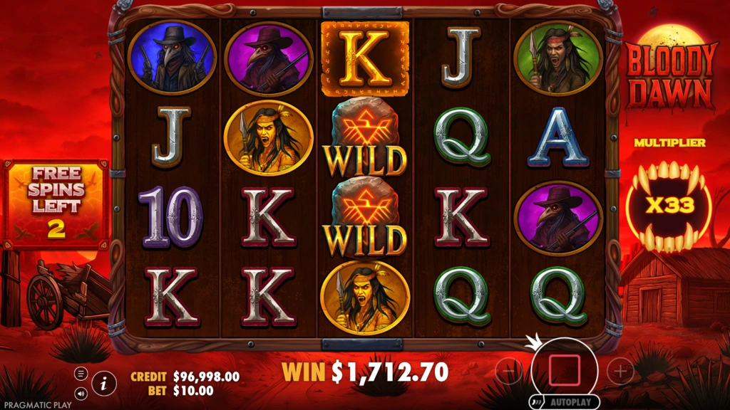 Bloody Dawn - Persistent Multiplier in Free Spins